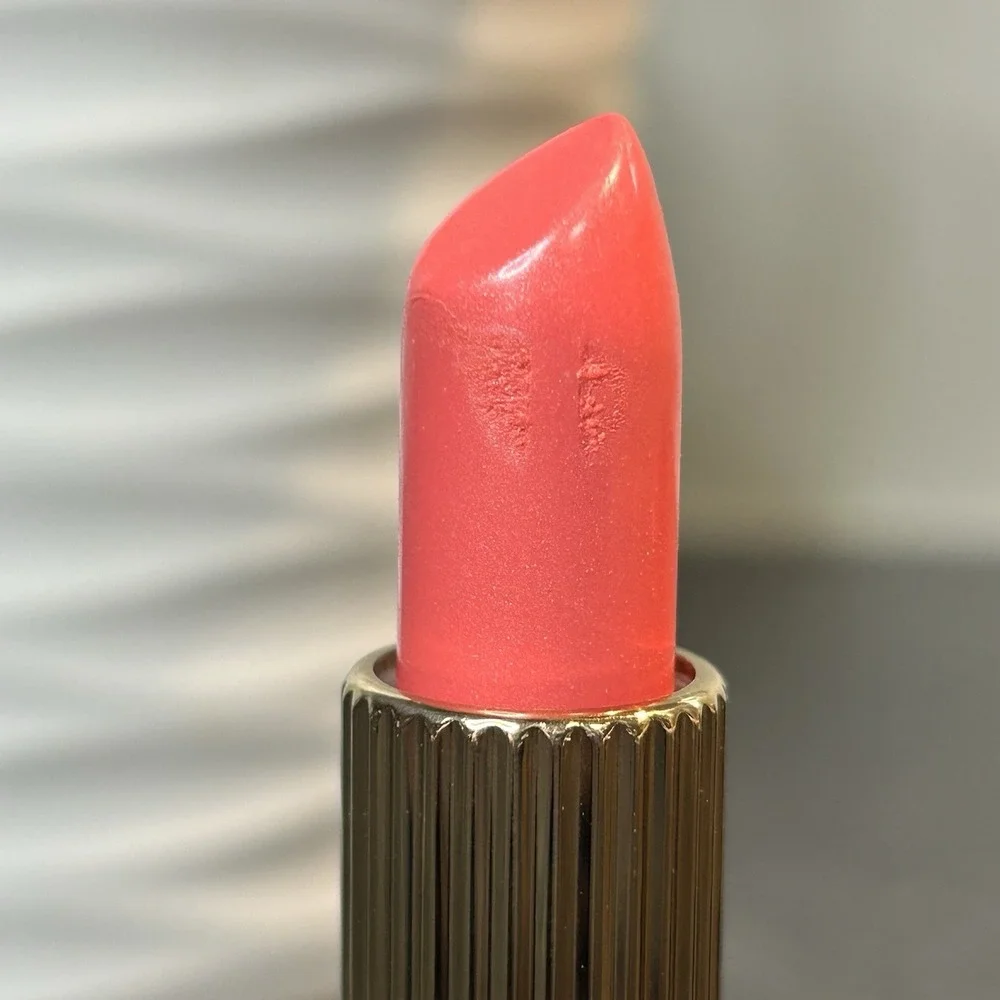 NEW‎ Estee Lauder Signature Hydra Lustre Lipstick 05 PERFECT PINK Gold Tube HTF